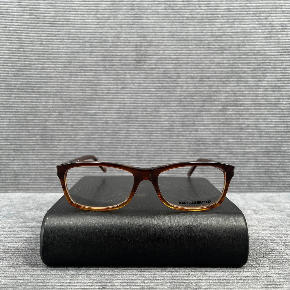 Karl Lagerfeld KL805 054 Brown Tortoise Rectangular Y2k Eyeglass Frames